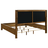 Adderley Cream/Warm Brown California King Wood Panel Bed by Coaster at Eve Furniture