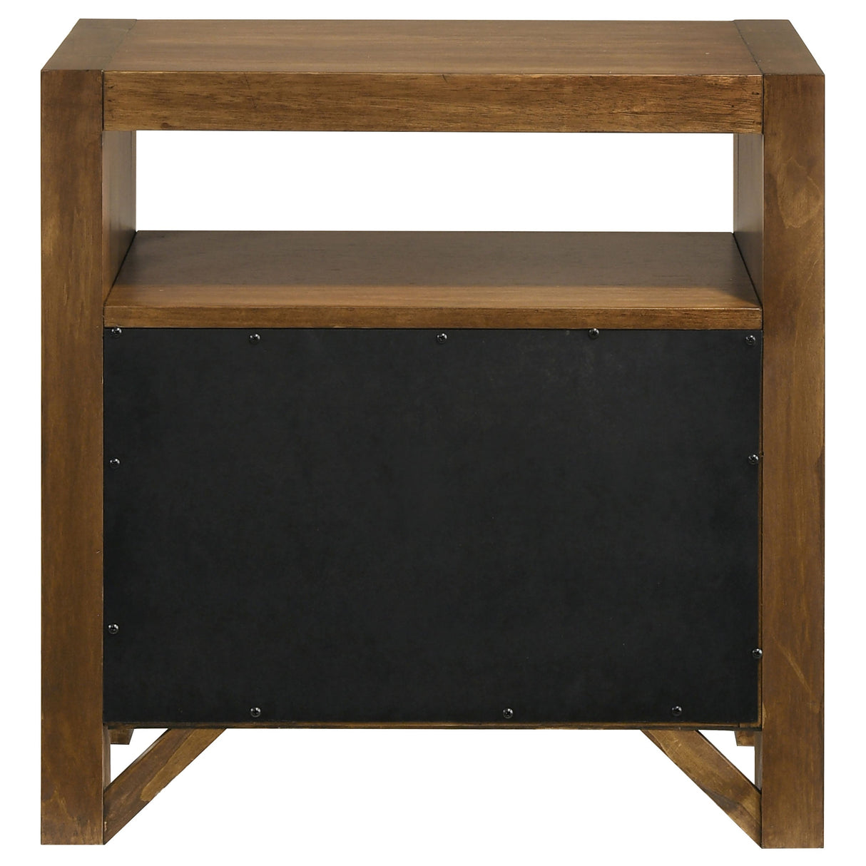 Adderley Warm Brown 2-drawer Nightstand Bedside Table by Coaster at Eve Furniture
