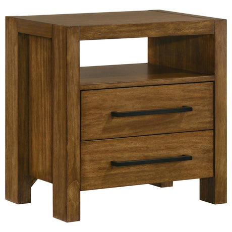 Adderley Warm Brown 5-piece Eastern King Bedroom Set by Coaster at Eve Furniture
