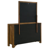 Adderley Warm Brown 8-drawer Bedroom Dresser and Mirror by Coaster at Eve Furniture