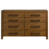 Adderley Warm Brown 8-drawer Bedroom Dresser Cabinet by Coaster at Eve Furniture