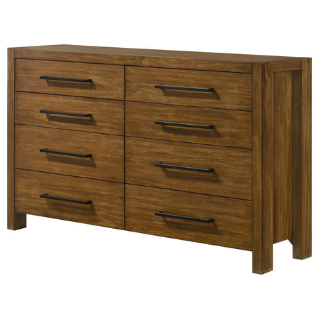 Adderley Warm Brown 8-drawer Bedroom Dresser Cabinet by Coaster at Eve Furniture