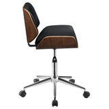 Addington Black/Chrome Adjustable Height Office Chair