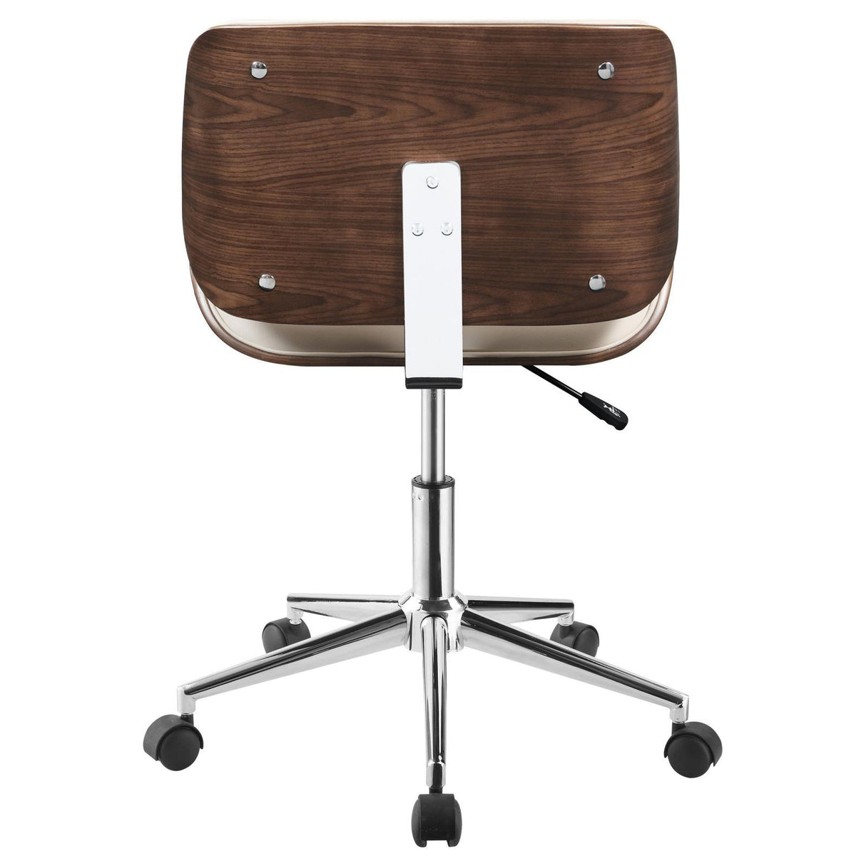 Addington Ecru/Chrome Adjustable Height Office Chair by Coaster at Eve Furniture