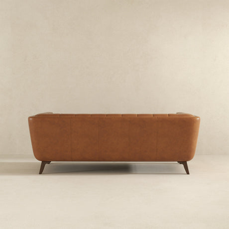 Addison Cognac Leather Sofa by Ashcroft Furniture at Eve Furniture