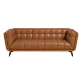 Addison Cognac Leather Sofa by Ashcroft Furniture at Eve Furniture