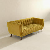 Addison Large Gold Velvet Sofa by Ashcroft Furniture at Eve Furniture