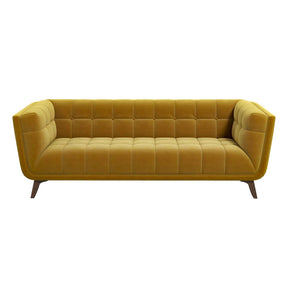 Addison Large Gold Velvet Sofa by Ashcroft Furniture at Eve Furniture