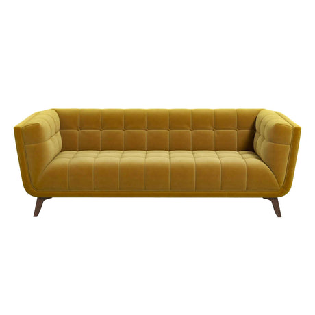Addison Large Gold Velvet Sofa by Ashcroft Furniture at Eve Furniture