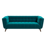 Addison Large Teal Velvet Sofa by Ashcroft Furniture at Eve Furniture