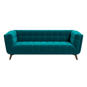 Addison Large Teal Velvet Sofa by Ashcroft Furniture at Eve Furniture