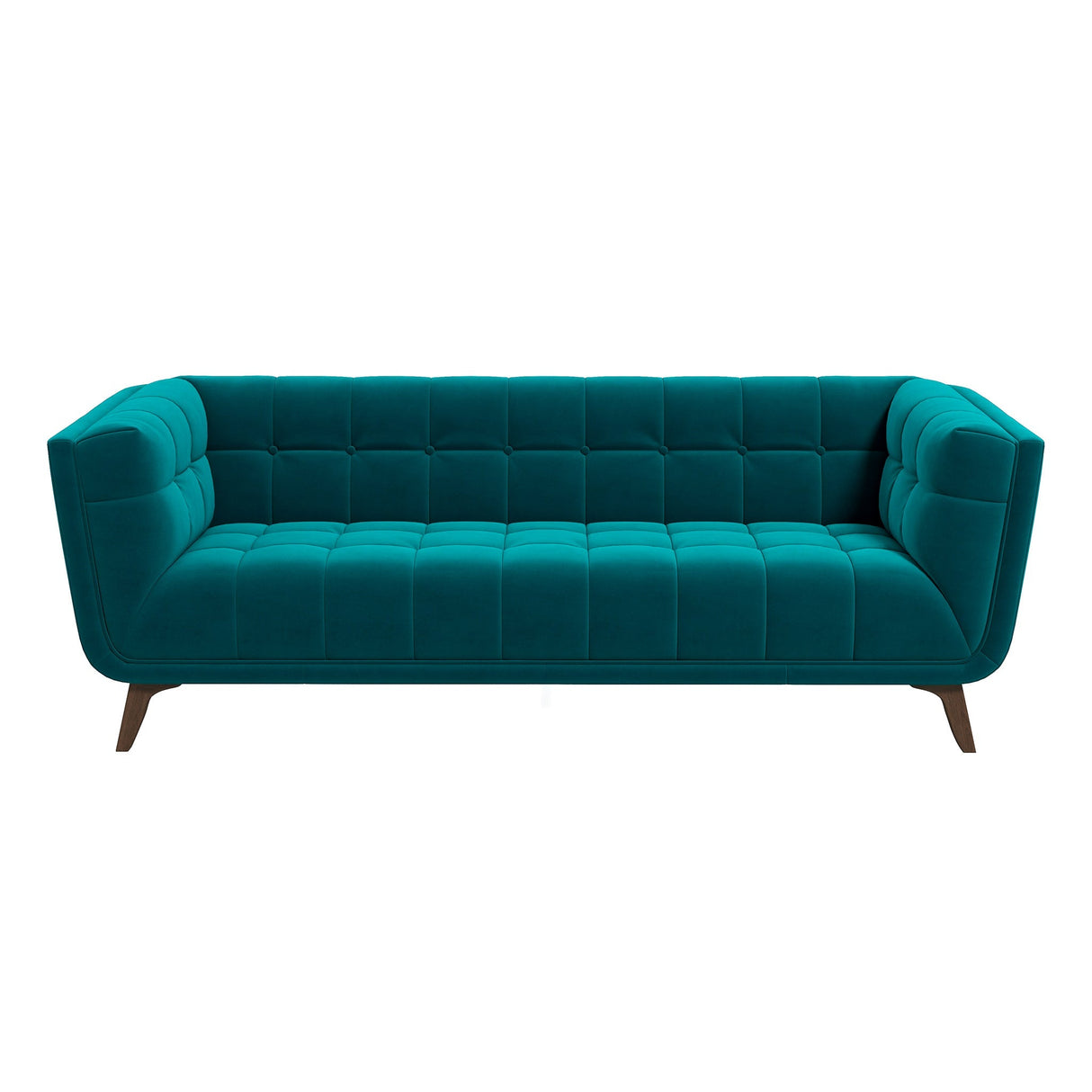 Kano Teal Velvet Large Sofa