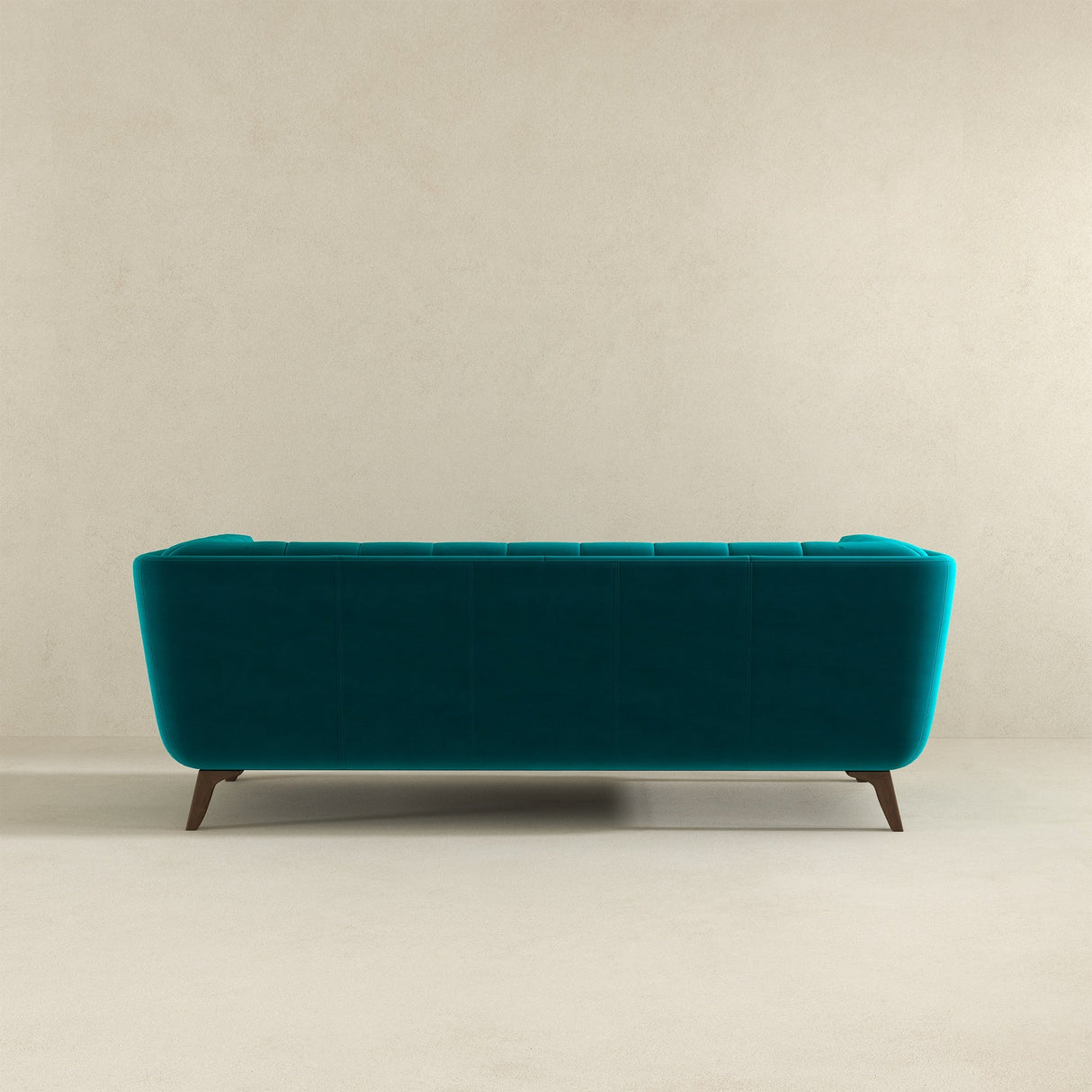 Kano Teal Velvet Large Sofa