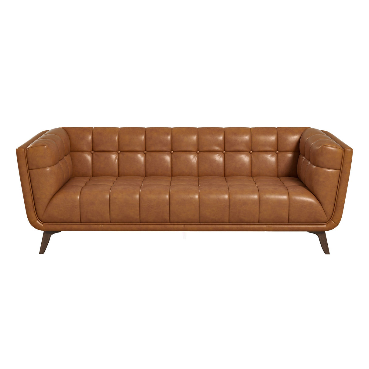 Kano 84" Cognac Leather Sofa