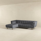 Addison Left Sectional Ash Grey Fabric Sofa by Ashcroft Imports at Eve Furniture
