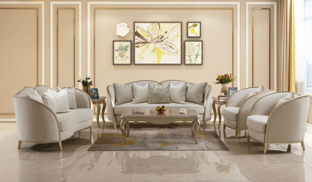 Addison Luxury Living Room Set by Cosmos Furniture at Eve Furniture