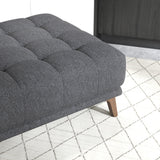 Addison Square Upholstered Ottoman by Ashcroft Furniture at Eve Furniture