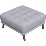 Addison Square Upholstered Ottoman by Ashcroft Furniture at Eve Furniture