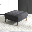 Addison Square Upholstered Ottoman by Ashcroft Furniture at Eve Furniture
