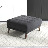 Addison Square Upholstered Ottoman by Ashcroft Furniture at Eve Furniture