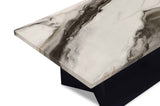 Adea Brown 3-Piece Faux Marble Top Cocktail Table Set by Crown Mark at Eve Furniture