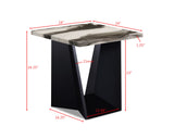 Adea Brown/Black 3-Piece Faux Marble Top Cocktail Table Set by Crown Mark at Eve Furniture