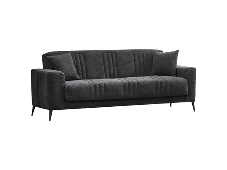 Adela Anthracite 3-pieces (Sofa & Loveseat & Chair) Living Room Set by Furnia at Eve Furniture