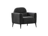 Adela Anthracite 3-pieces (Sofa & Loveseat & Chair) Livingroom Set by Furnia at Eve Furniture