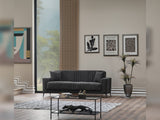 Adela Anthracite 3-pieces (Sofa & Loveseat & Chair) Livingroom Set by Furnia at Eve Furniture