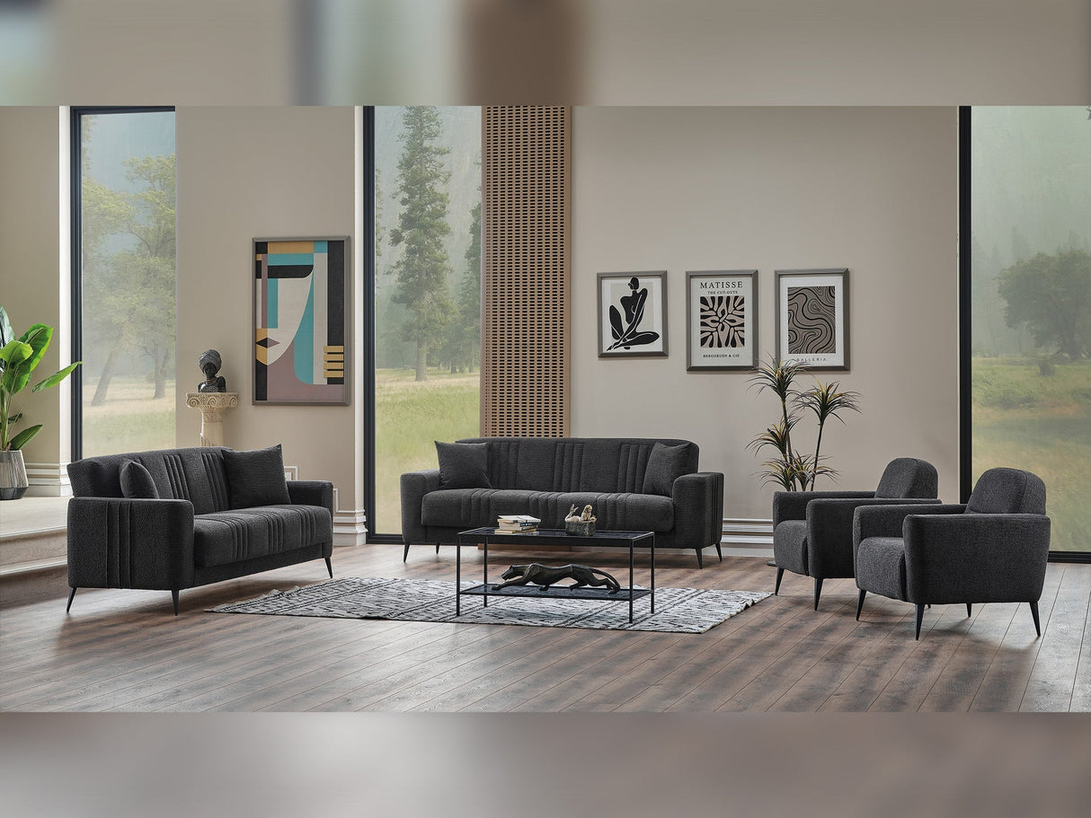 Adela Chair Anthracite by Furnia at Eve Furniture
