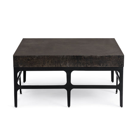 Adela Rust Noir 35 Square Coffee Table by Classic Home at Eve Furniture