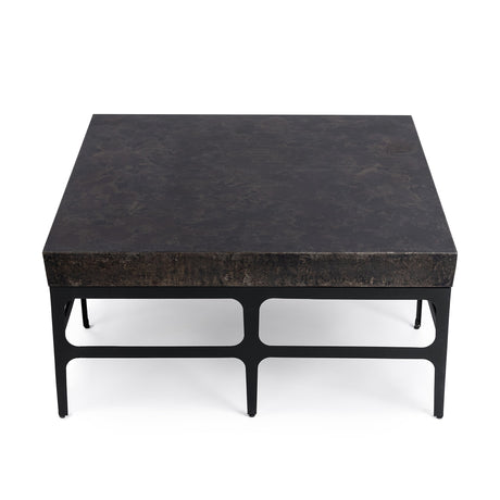 Adela Rust Noir 35 Square Coffee Table by Classic Home at Eve Furniture