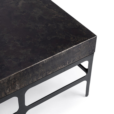 Adela Rust Noir 35 Square Coffee Table by Classic Home at Eve Furniture