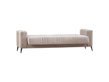 Adela Cream 3-pieces (Sofa & Loveseat & Chair) Livingroom Set by Furnia at Eve Furniture