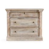 Adelaide 3 Drawer Nightstand - Cream Wash by Classic Home at Eve Furniture