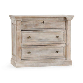 Adelaide 3 Drawer Nightstand - Cream Wash by Classic Home at Eve Furniture