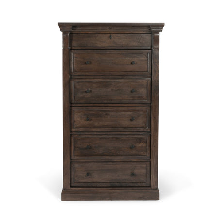 Adelaide Cocoa Brown 6 Drawer Chest by Classic Home at Eve Furniture