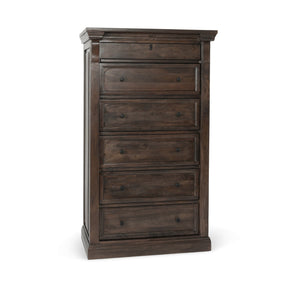 Adelaide Cocoa Brown 6 Drawer Chest by Classic Home at Eve Furniture