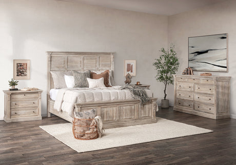 Adelaide Natural Cream Wash 9 Drawer Dresser by Classic Home at Eve Furniture