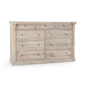 Adelaide 9 Drawer Dresser - Natural Cream Wash by Classic Home at Eve Furniture