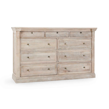 Adelaide 9 Drawer Dresser - Natural Cream Wash by Classic Home at Eve Furniture