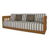 Adelaide Brown Stripe Outdoor Sofa by Moe's Home at Eve Furniture
