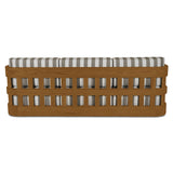 Adelaide Brown Stripe Outdoor Sofa by Moe's Home at Eve Furniture