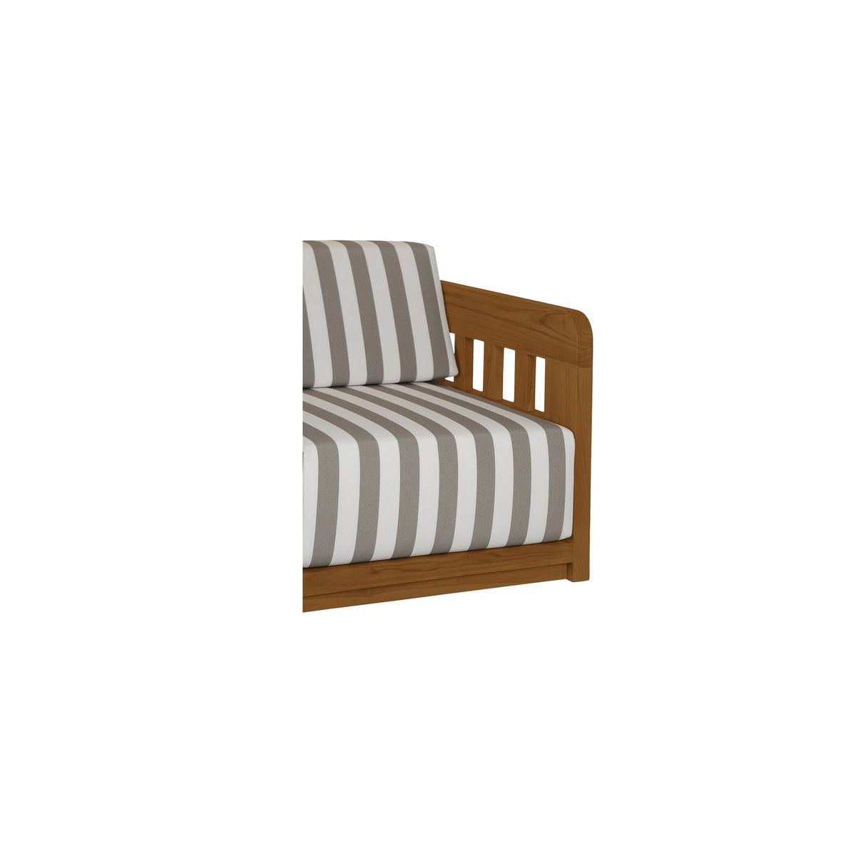 Adelaide Brown Stripe Outdoor Sofa by Moe's Home at Eve Furniture