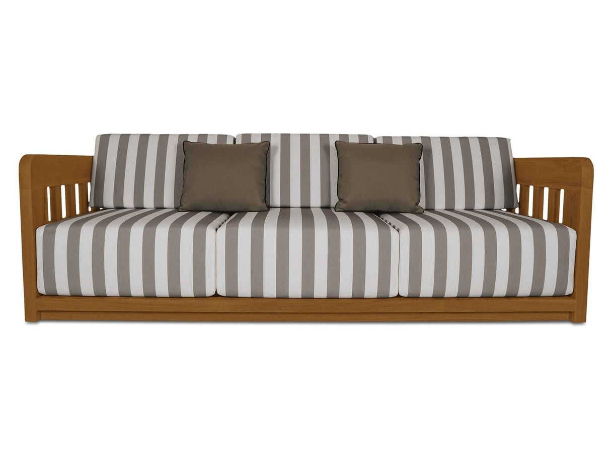 Adelaide Brown Stripe Outdoor Sofa by Moe's Home at Eve Furniture