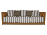 Adelaide Brown Stripe Outdoor Sofa by Moe's Home at Eve Furniture