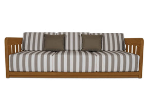 Adelaide Brown Stripe Outdoor Sofa by Moe's Home at Eve Furniture