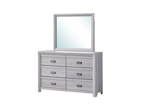 Adelaide Driftwood Dresser Mirror by Crown Mark at Eve Furniture