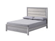 Adelaide Driftwood Full Upholstered Panel Bed by Crown Mark at Eve Furniture
