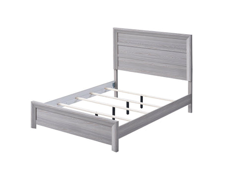 Adelaide Driftwood King Panel Bed by Crown Mark at Eve Furniture